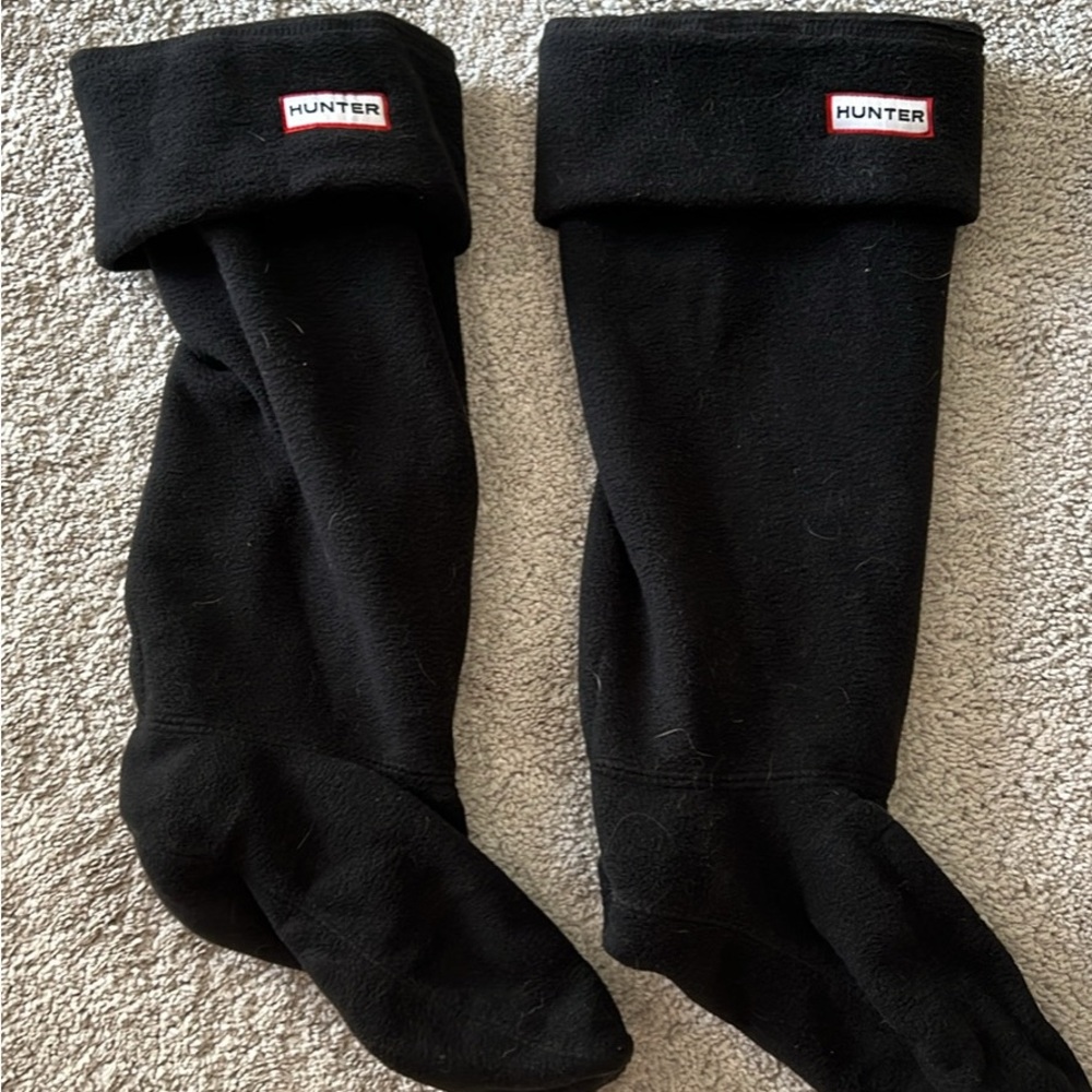 Hunter Boots Black Fleece Liners M/L